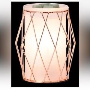 New Scentsy WIRE YOU BLUSHING Wax Warmer Rose Gold